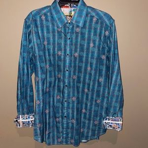 ROBERT GRAHAM- Men's Long Sleeve Shirt
